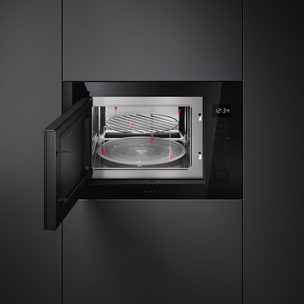 Встраиваемая микроволновая печь Smeg FMI225BI (preview 4)