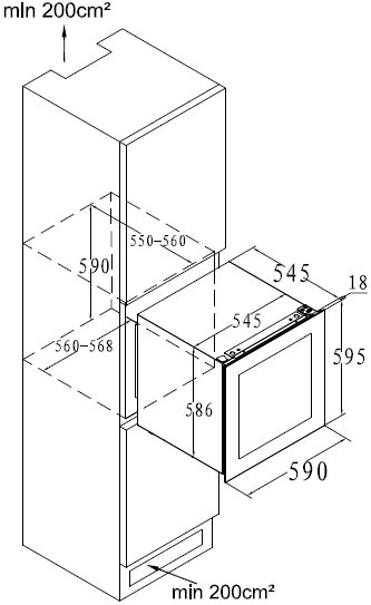 Встраиваемый винный шкаф Graude FWK 60.2 (фото 9) Встраиваемый винный шкаф Graude FWK 60.2 (preview 9)
