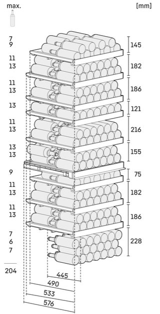 Винный шкаф Liebherr WPgbi 7472 Vinidor Selection (preview 9)