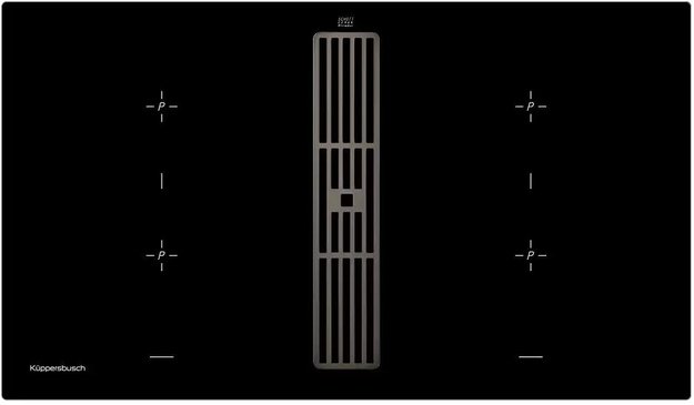 Варочная панель с вытяжкой Kuppersbusch KMI 9850.0 SR Black Chrome (preview 1)