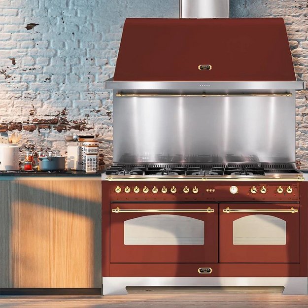 Вытяжка Lofra DOLCEVITA 150 RED BURGUNDY & BRASS (preview 3)