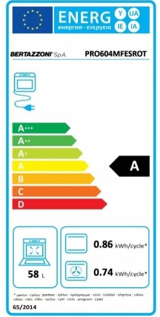 Варочный центр Bertazzoni PRO60 4 MFE S ROT (preview 6)