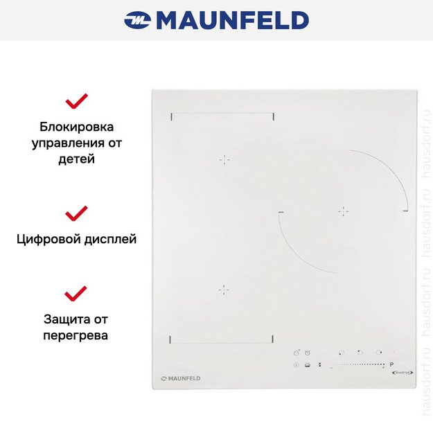 Варочная панель Maunfeld CVI453SBWH LUX Inverter (preview 8)