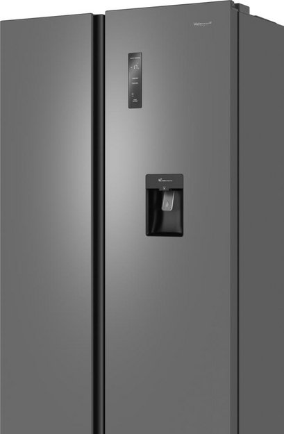 Отдельностоящий холодильник с инвертором и подачей воды Weissgauff WSBS 590 Inverter NoFrost Water Dispenser Grey (preview 7)