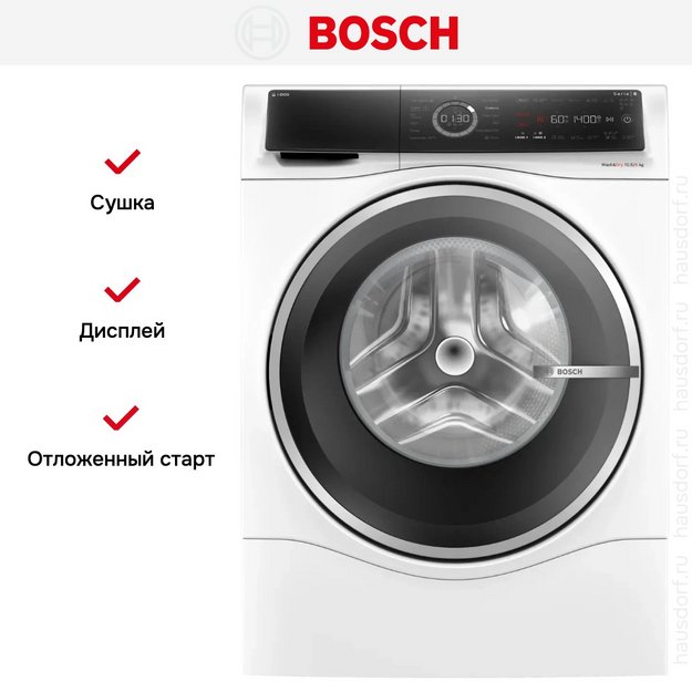 Стирально-сушильная машина Bosch WNC254A0ME (preview 11)