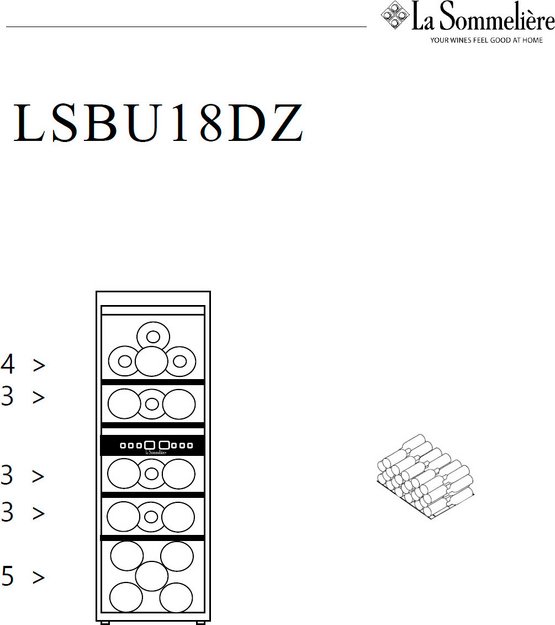 Винный шкаф La Sommeliere LSBU18DZ (фото 5) Винный шкаф La Sommeliere LSBU18DZ (preview 5)