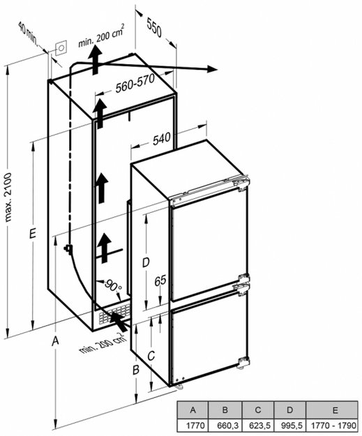 Встраиваемый холодильник Schaub Lorenz SLU S445W4M (preview 10)