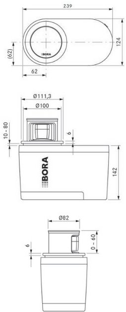 Встраиваемый вакуумный упаковщик BORA QVACSS (фото 7) Встраиваемый вакуумный упаковщик BORA QVACSS (preview 7)