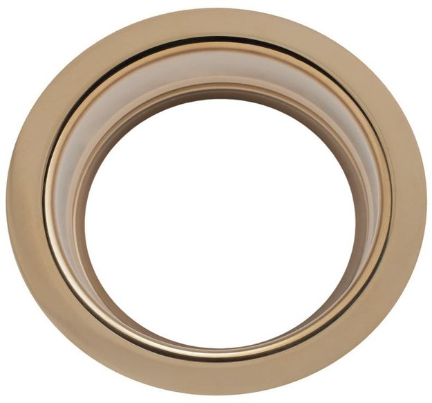 Металлическая горловина с ситечком для вставки Bone Crusher LB9143+LB9138 матовое золото (preview 3)