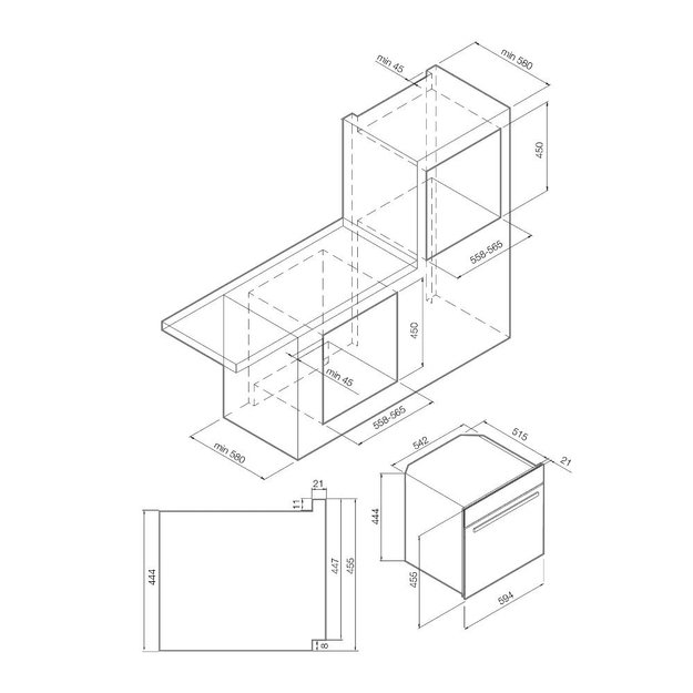 Духовой шкаф Graude BWGK 45.0 S (фото 2) Духовой шкаф Graude BWGK 45.0 S (preview 2)