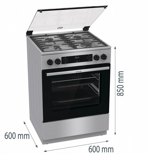 Комбинированная плита Gorenje GKS6C72XF (preview 8)