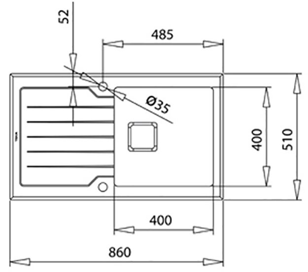 Мойка Teka Diamond RS15 1B 1D 86 WHITE (preview 7)