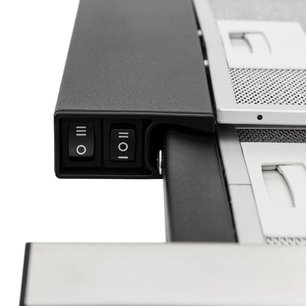 Встраиваемая вытяжка Крона Kamilla slim 600 black/inox (1 мотор) фото 2 в Санкт-Петербурге Встраиваемая вытяжка KRONA Kamilla slim 600 black/inox (1 мотор) фото 2 в Санкт-Петербурге