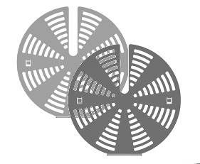 Комплект для уменьшения скорости воздушного потока вентилятора (2 шт.) Smeg 3927 фото 2 в Санкт-Петербурге