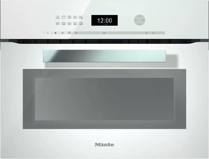 Компактный духовой шкаф с СВЧ Миле H6401BM BRWS бриллиантовый белый фото в Санкт-Петербурге Компактный духовой шкаф с СВЧ Miele H6401BM BRWS бриллиантовый белый фото в Санкт-Петербурге