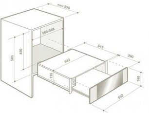 Подогреватель Де Дитрих DWD 1194 GX фото 2 в Санкт-Петербурге Подогреватель De Dietrich DWD 1194 GX фото 2 в Санкт-Петербурге