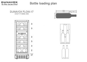Встраиваемый винный шкаф Дунавокс DAUF-17.58DC фото в Санкт-Петербурге Встраиваемый винный шкаф Dunavox DAUF-17.58DC фото в Санкт-Петербурге