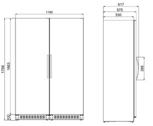 Винный шкаф Dometic B195S Double Basic фото 3 в Санкт-Петербурге