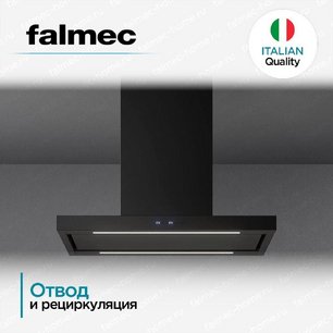 Вытяжка Falmec PLANE ISOLA BLACK NRS 90 (PLUS) фото 4 в Санкт-Петербурге