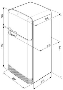 Холодильник Смег FAB50POS фото 2 в Санкт-Петербурге Холодильник Smeg FAB50POS фото 2 в Санкт-Петербурге