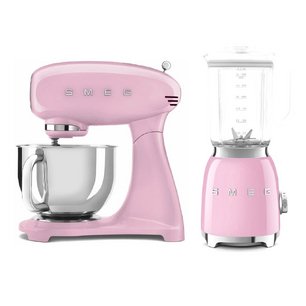 Smeg 50`s Style (блендер BLF03PKEU + миксер SMF03PKEU) фото в Санкт-Петербурге