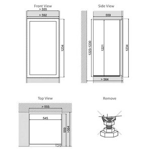 Винный шкаф Дунавокс DAVG-72.185DOP.TO фото 4 в Санкт-Петербурге Винный шкаф Dunavox DAVG-72.185DOP.TO фото 4 в Санкт-Петербурге