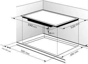 Варочная панель Zigmund Shtain CIS 027.60 BX фото 2 в Санкт-Петербурге