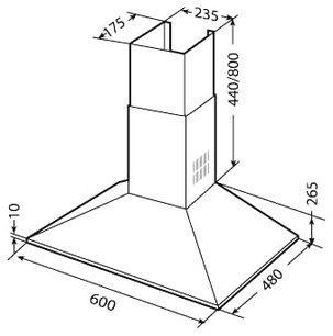 Вытяжка Тека DBB 60 STAINLESS STEEL фото 2 в Санкт-Петербурге Вытяжка Teka DBB 60 STAINLESS STEEL фото 2 в Санкт-Петербурге
