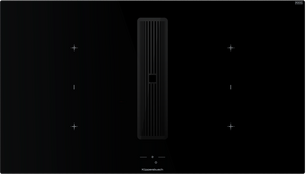 Индукционная варочная поверхность с вытяжкой Kuppersbusch KMI 9850.1 SR-E Black Chrome фото в Санкт-Петербурге