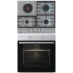 Gorenje (варочная панель GE681X + духовой шкаф BO6717E03X) фото в Санкт-Петербурге