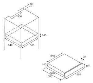 Встраиваемый ящик для подогрева Бертаззони WD60X фото 3 в Санкт-Петербурге Встраиваемый ящик для подогрева Bertazzoni WD60X фото 3 в Санкт-Петербурге