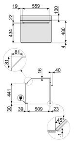 Духовой шкаф Смег SF800AO фото 4 в Санкт-Петербурге Духовой шкаф Smeg SF800AO фото 4 в Санкт-Петербурге