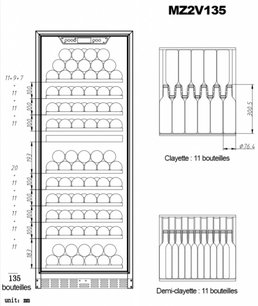 Винный шкаф La Sommeliere MZ2V135 фото 4 в Санкт-Петербурге