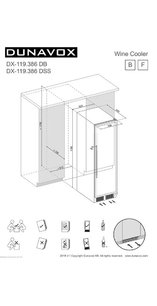 Винный шкаф Dunavox DX-119.386DSS фото 3 в Санкт-Петербурге