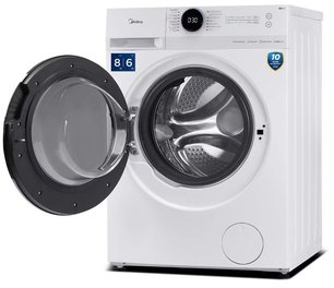 Стиральная машина с функцией сушки Мидеа MF200D80WBS/W-RU фото 2 в Санкт-Петербурге Стиральная машина с функцией сушки Midea MF200D80WBS/W-RU фото 2 в Санкт-Петербурге