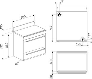 Варочный центр Смег TR90X фото 2 в Санкт-Петербурге Варочный центр Smeg TR90X фото 2 в Санкт-Петербурге