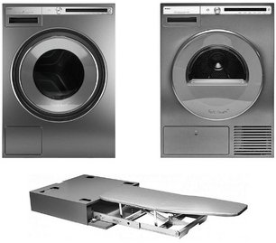 Asko Logic 8 (стиральная машина W4086C.T/3 + сушильная машина T408HD.T.P + гладильная доска HI1153T) фото в Санкт-Петербурге Asko Logic 8 (стиральная машина W4086C.T/3 + сушильная машина T408HD.T.P + гладильная доска HI1153T) фото в Санкт-Петербурге