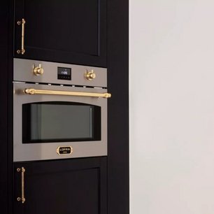 Встраиваемая микроволновая печь Lofra FMRS66ME BRASS фото 4 в Санкт-Петербурге