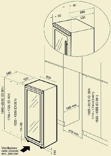 Винный шкаф IP CIS 401 CFX D фото 2 в Санкт-Петербурге