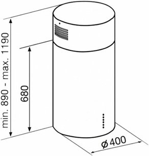 Вытяжка Кертинг KHA 4970 X Cylinder фото 4 в Санкт-Петербурге Вытяжка Korting KHA 4970 X Cylinder фото 4 в Санкт-Петербурге