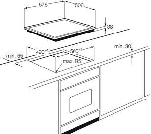 Варочная панель AEG HM604030MB фото 2 в Санкт-Петербурге