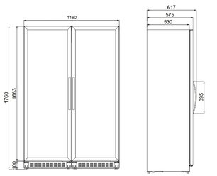 Винный шкаф Dometic C125G Double WineBar фото 2 в Санкт-Петербурге