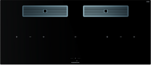 Индукционная варочная поверхность с вытяжкой Kuppersbusch KMI 12850.0 SR-E Stainless steel фото в Санкт-Петербурге