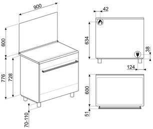 Варочный центр Смег CX91GM фото 2 в Санкт-Петербурге Варочный центр Smeg CX91GM фото 2 в Санкт-Петербурге