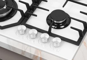 Газовая варочная панель из закаленного стекла Зигмунд Штайн M 32.6 W фото 2 в Санкт-Петербурге Газовая варочная панель из закаленного стекла Zigmund Shtain M 32.6 W фото 2 в Санкт-Петербурге