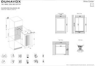 Винный шкаф Dunavox DAVG-49.116DOP.TO фото 4 в Санкт-Петербурге