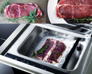 Встроенный вакууматор Irinox Zero 36 HZ362350005 (текстурированная сталь) фото 4 в Санкт-Петербурге