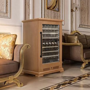 Винный шкаф Meyvel MV77PRO-KBT2 (Натуральный бук) фото 2 в Санкт-Петербурге