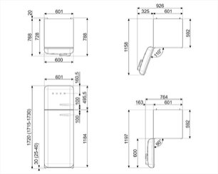 Холодильник Смег FAB30LSV3 фото 3 в Санкт-Петербурге Холодильник Smeg FAB30LSV3 фото 3 в Санкт-Петербурге