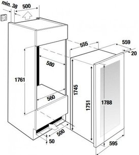 Встраиваемый холодильник для вина Куперсбуш FWK 8850.0 S4 фото 4 в Санкт-Петербурге Встраиваемый холодильник для вина Kuppersbusch FWK 8850.0 S4 фото 4 в Санкт-Петербурге